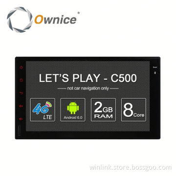 Ownice C500 4 Core Android 6.0 2G ram 16G ROM car video RADIO for 2 din universal Support OBD BAD TPMS 4G